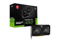 Tarjeta Gráfica MSI GeForce RTX 4060 Ti VENTUS 2X BLACK E1 OC 8GB GDDR6 DLSS3 Tarjeta Gráfica MSI GeForce RTX 4060 Ti VENTUS 2X BLACK E1 OC 8GB GDDR6 DLSS3