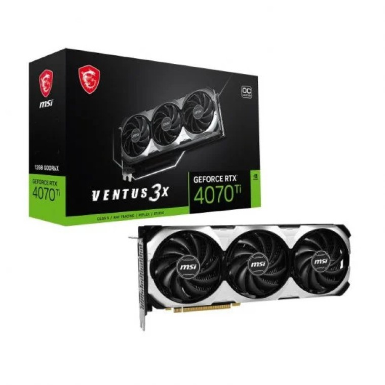 MSI GeForce RTX 4070 Ti VENTUS 3X OC 12GB GDDR6X DLSS3