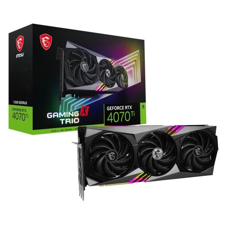 MSI GeForce RTX 4070 GAMING X TRIO 12GB GDDR6X DLSS3