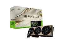 Tarjeta Gráfica MSI GeForce RTX 5070 INSPIRE 3X OC 12GB GDDR7 Reflex 2 RTX AI DLSS4