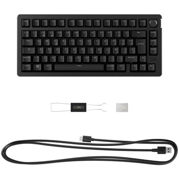 HyperX Alloy Rise 75 Teclado Gaming Inalámbrico RGB Negro HyperX Alloy Rise 75 Teclado Gaming Inalámbrico RGB Negro