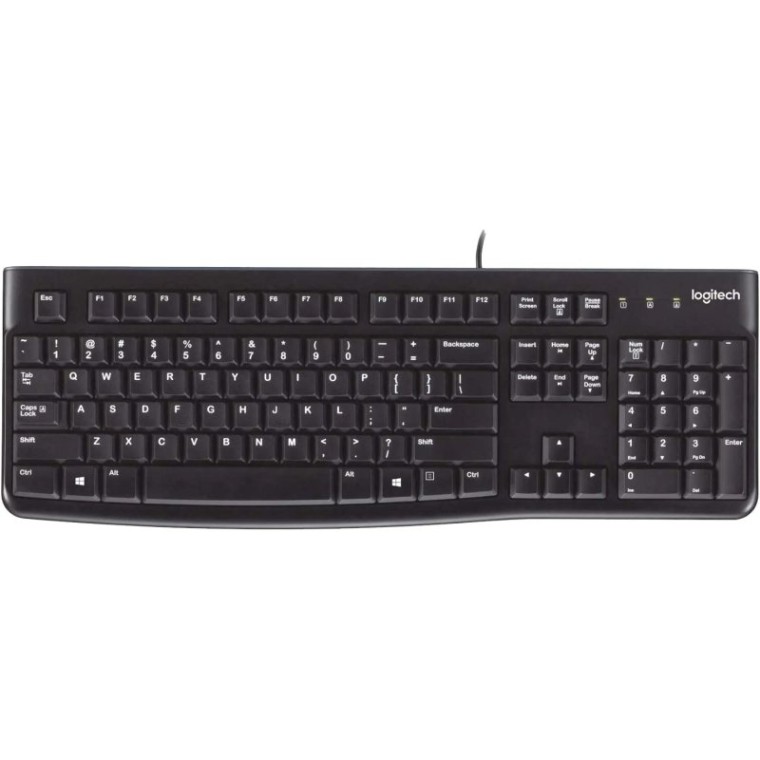 Logitech K120 Teclado con Cable AZERTY Francés