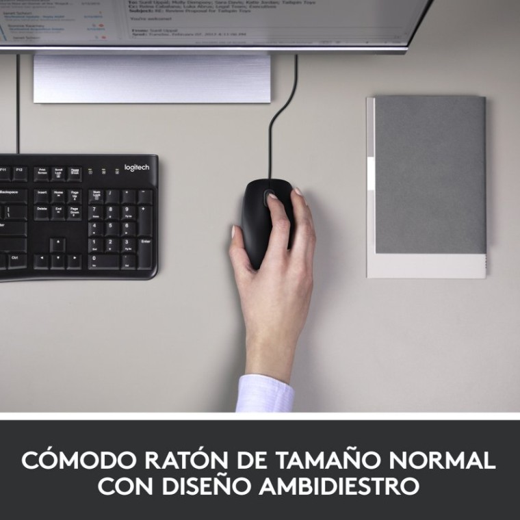 Logitech Desktop MK120 Combo Teclado y Ratón