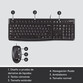 Logitech Desktop MK120 Combo Teclado y Ratón