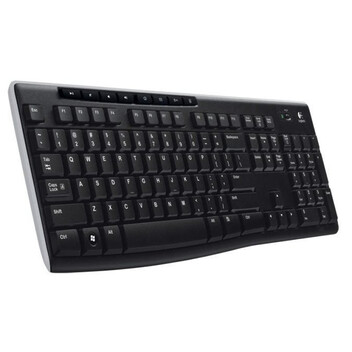 Teclado inalámbrico Logitech K270 Layout ES compacto receptor USB Unifying teclas silenciosas