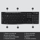 Logitech K270 Teclado Inalámbrico Negro Logitech K270 Teclado Inalámbrico Negro