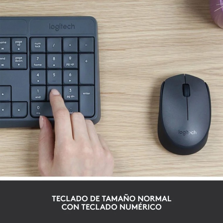 Logitech MK235 Combo Teclado y Ratón Inalámbrico