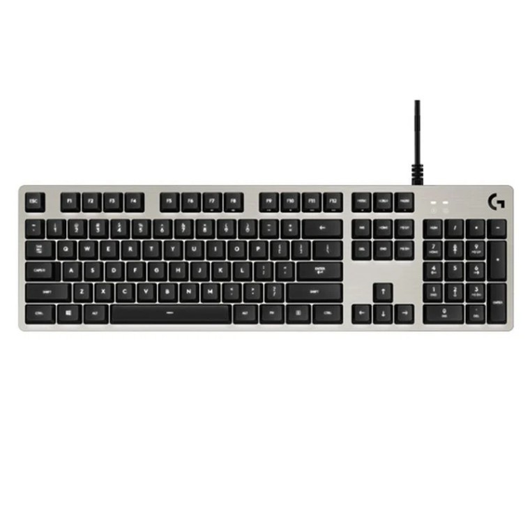 Logitech G413 Teclado Mecánico Gaming Plateado Layout Alemán