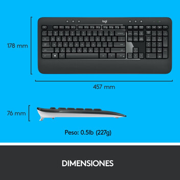 Logitech MK540 Advanced Combo Teclado Inalámbrico + Ratón