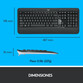 Logitech MK540 Advanced Combo Teclado Inalámbrico + Ratón