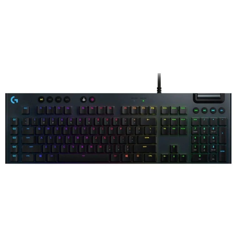 Logitech G815 Teclado Mecánico Gaming RGB Teclas GL Lineal Layout US