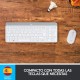 Logitech MK470 Slim Combo Teclado + Ratón Inalámbricos Blanco