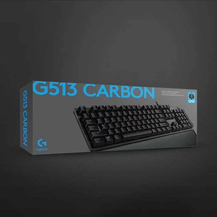 Logitech G513 Carbón Teclado Mecánico Gaming RGB GX Brown