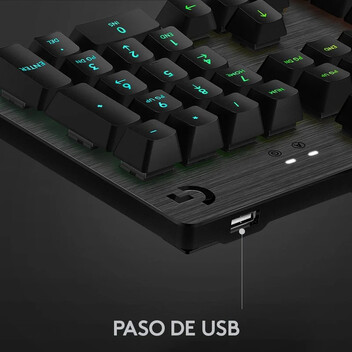 Logitech G513 Carbón Teclado Mecánico Gaming RGB GX Brown Logitech G513 Carbón Teclado Mecánico Gaming RGB GX Brown