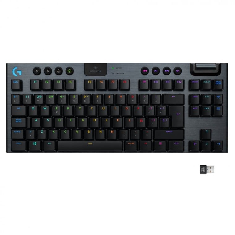 Logitech G915 TKL RGB Teclado Mecánico Gaming Inalámbrico GL Táctil