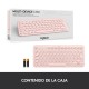 Logitech K380 Teclado Bluetooth Multi-Device Rosa