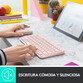 Logitech K380 Teclado Bluetooth Multi-Device Rosa