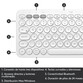 Logitech K380 Teclado Bluetooth Multi-Device Blanco Logitech K380 Teclado Bluetooth Multi-Device Blanco