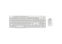 Logitech MK295 Silent Wireless Combo Teclado + Ratón Inalámbrico Blanco Layout DE