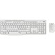 Logitech MK295 Silent Wireless Combo Teclado + Ratón Inalámbrico Blanco Layout DE