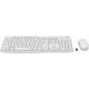 Logitech MK295 Silent Wireless Combo Teclado + Ratón Inalámbrico Blanco Layout DE