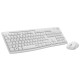 Logitech MK295 Combo Teclado + Ratón Inalámbricos Blanco Crudo