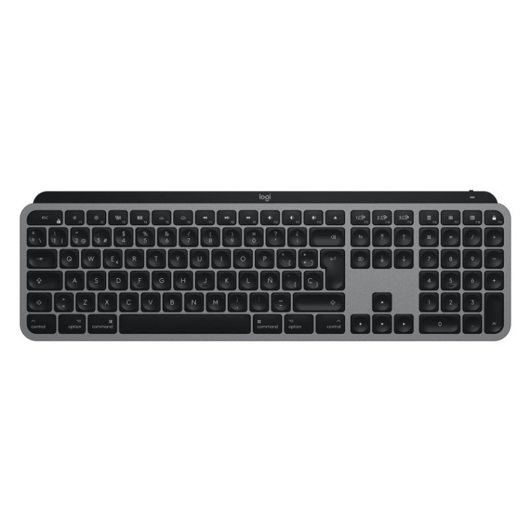 Logitech MX Keys Teclado Inalámbrico Retroiluminado para Mac/iPad Gris QWERTY Italiano