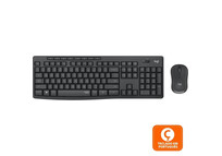 Logitech MK295 Silent Wireless Conjunto de Teclado + Rato Sem Fios (PT)