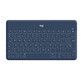 Logitech Keys-To-Go Teclado Inalámbrico Bluetooth Azul para iPhone/iPad/Apple TV