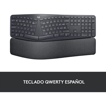 Logitech Ergo K860 Teclado Inalámbrico Ergonómico USB/Bluetooth Negro