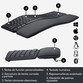 Logitech Ergo K860 Teclado Inalámbrico Ergonómico USB/Bluetooth Negro