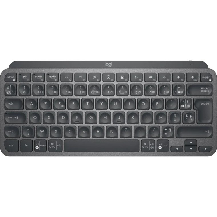 Logitech MX Keys Mini Teclado Inalámbrico Bluetooth Grafito Layout FR