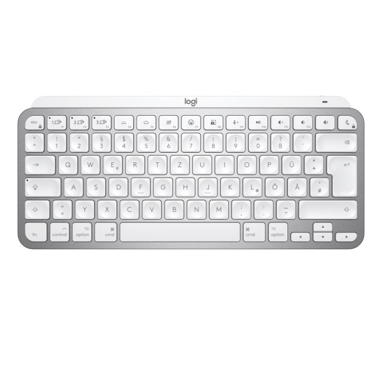 Logitech MX Keys Mini Teclado Inalámbrico Bluetooth Gris Layout DE