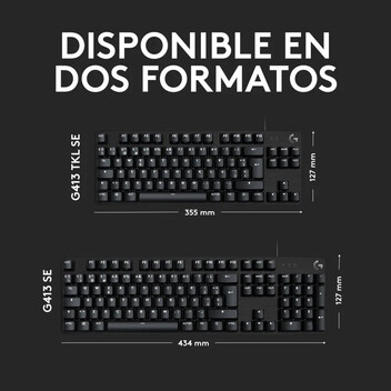 Logitech G413 SE Teclado Mecánico Gaming Retroiluminado Logitech G413 SE Teclado Mecánico Gaming Retroiluminado