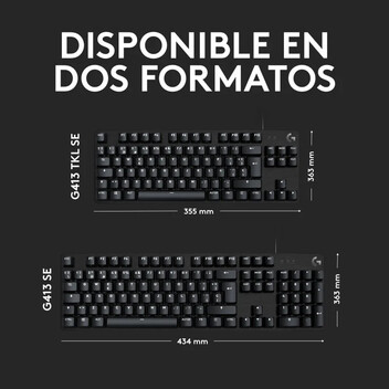 Logitech G413 TKL SE Teclado Gaming Mecánico Retroiluminado