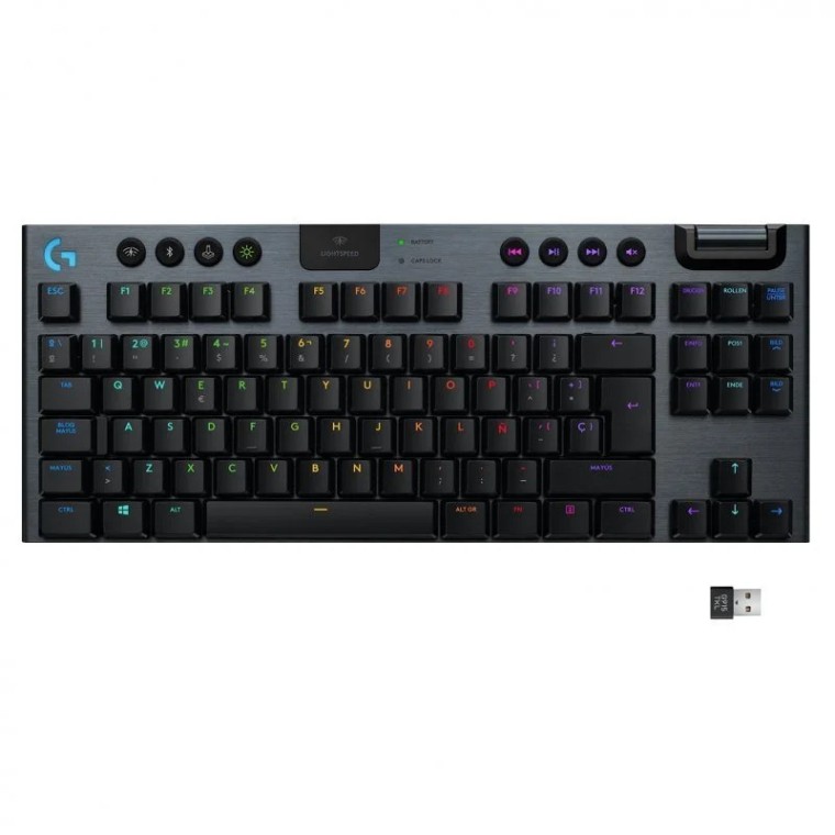 Logitech G915 TKL Lightspeed Teclado Mecânico Gaming Sem Fios RGB (PT)