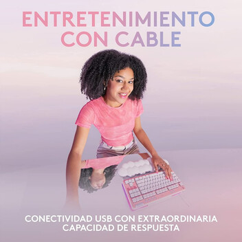 Logitech G713 Teclado Gaming con Cable LIGHTSYNC RGB Interruptores Lineales GX Red Logitech G713 Teclado Gaming con Cable LIGHTSYNC RGB Interruptores Lineales GX Red