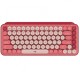 Logitech POP Keys Teclado Mecánico Bluetooth AZERTY Rosa (FR)