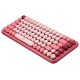 Logitech POP Keys Teclado Mecánico Bluetooth AZERTY Rosa (FR)