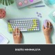 Logitech Pop Keys Daydream Teclado Mecánico Inalámbrico con Teclas de Emojis Personalizables