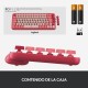 Logitech Pop Keys Heartbreaker Teclado Mecánico Inalámbrico con Teclas de Emojis Personalizables