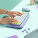 Logitech Pop Keys Daydream Teclado Mecánico Inalámbrico Teclas Emojis Personalizables QWERTY Inglés