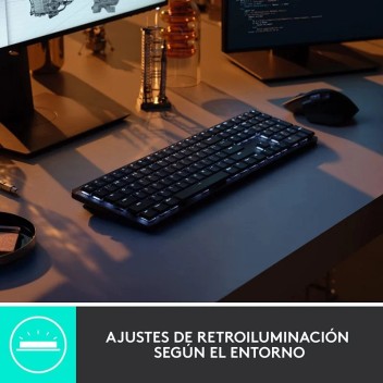 Logitech MX Teclado Mecánico Retroiluminado Inalámbrico Grafito Layout US Logitech MX Teclado Mecánico Retroiluminado Inalámbrico Grafito Layout US