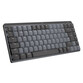 Logitech MX Mini Teclado Mecánico Retroiluminado Inalámbrico Grafito Layout US Logitech MX Mini Teclado Mecánico Retroiluminado Inalámbrico Grafito Layout US