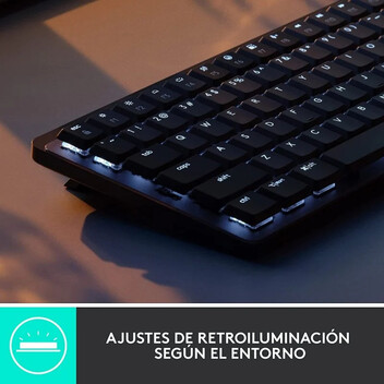 Logitech MX Mini Teclado Mecánico Retroiluminado Inalámbrico Grafito Layout US Logitech MX Mini Teclado Mecánico Retroiluminado Inalámbrico Grafito Layout US