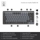 Logitech MX Mini Teclado Mecánico Retroiluminado Inalámbrico Grafito Layout US