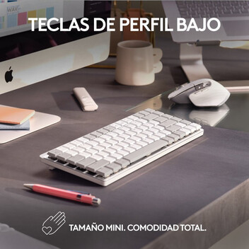 Logitech MX Mechanical Mini para Mac Teclado Mecánico Inalámbrico Gris Pálido (USA) Logitech MX Mechanical Mini para Mac Teclado Mecánico Inalámbrico Gris Pálido (USA)