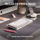 Logitech MX Mechanical Mini para Mac Teclado Mecánico Inalámbrico Gris Pálido (USA) Logitech MX Mechanical Mini para Mac Teclado Mecánico Inalámbrico Gris Pálido (USA)