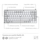 Logitech MX Mechanical Mini para Mac Teclado Mecánico Inalámbrico Gris Pálido (USA) Logitech MX Mechanical Mini para Mac Teclado Mecánico Inalámbrico Gris Pálido (USA)