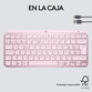 Logitech MX Keys Mini Teclado Inalámbrico Bluetooth Rosa Logitech MX Keys Mini Teclado Inalámbrico Bluetooth Rosa